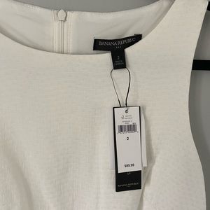 Banana Republic White Shift Dress